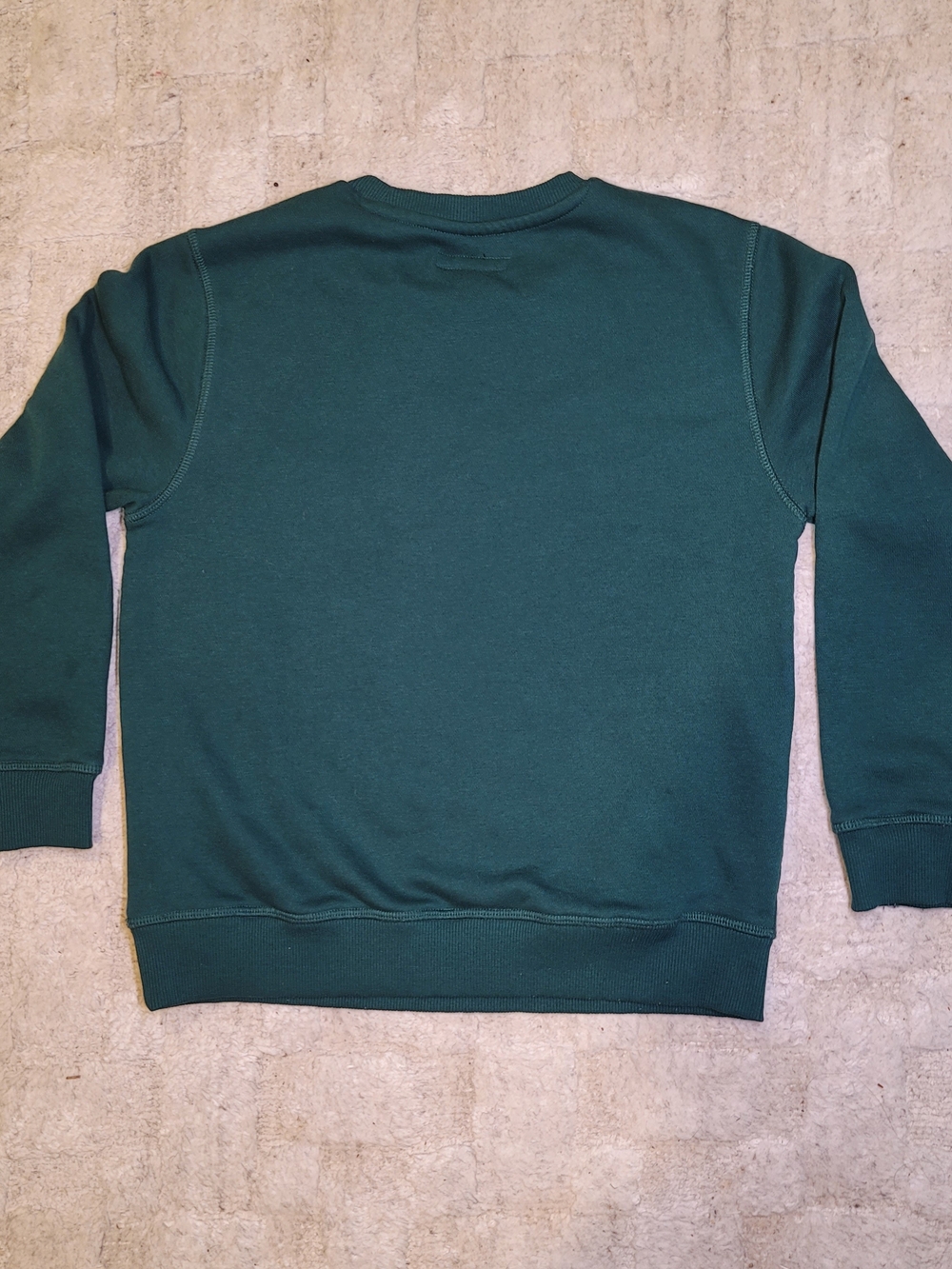 TOMMY HILFIGER Green Crewneck Sweatshirt Preppy Youth Size S (8) - Picture 7 of 7